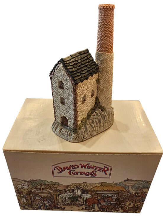 Other - David Winter Cottages Cornish Tin Mine 1983 COA Hand Made Hand Painted Britain